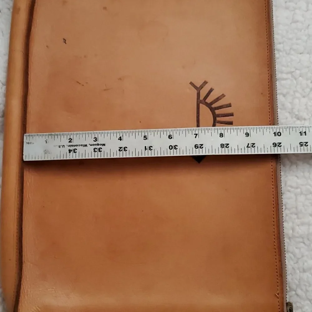 Vtg. Apple Macintosh Leather Bag